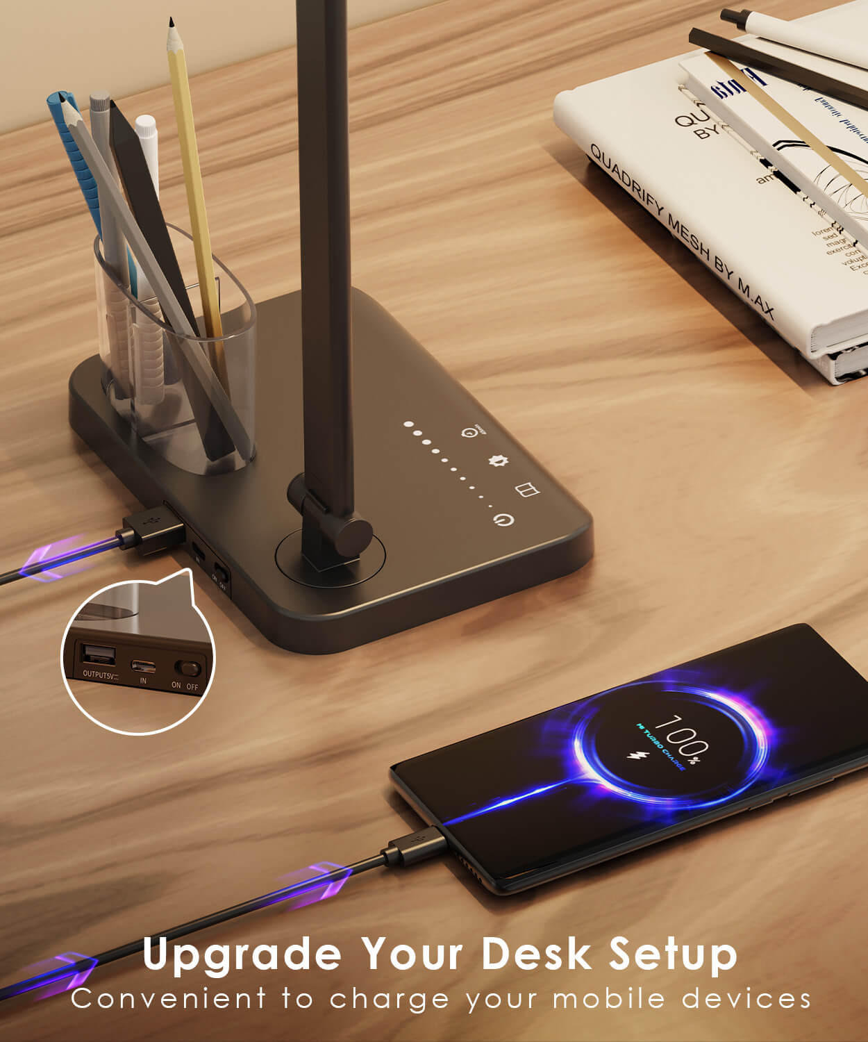MORIKO LED Desk Lamp with USB Charging Port, Eye-Caring Table Lamp, Touch Control Dimmable 5 Color Modes, 45 Min Auto-Off Timer, Foldable Study Desk Light for Home Office College Dorm & Reading MORIKO LED Desk Lamp with USB Charging Port, Eye-Caring Table Lamp, Touch Control Dimmable 5 Color Modes, 45 Min Auto-Off Timer, Foldable Study Desk Light for Home Office College Dorm & Reading